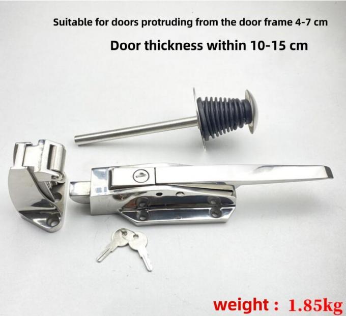 Cam Lift Cold Storage Doors , Cold Storage Door Locks Silver White