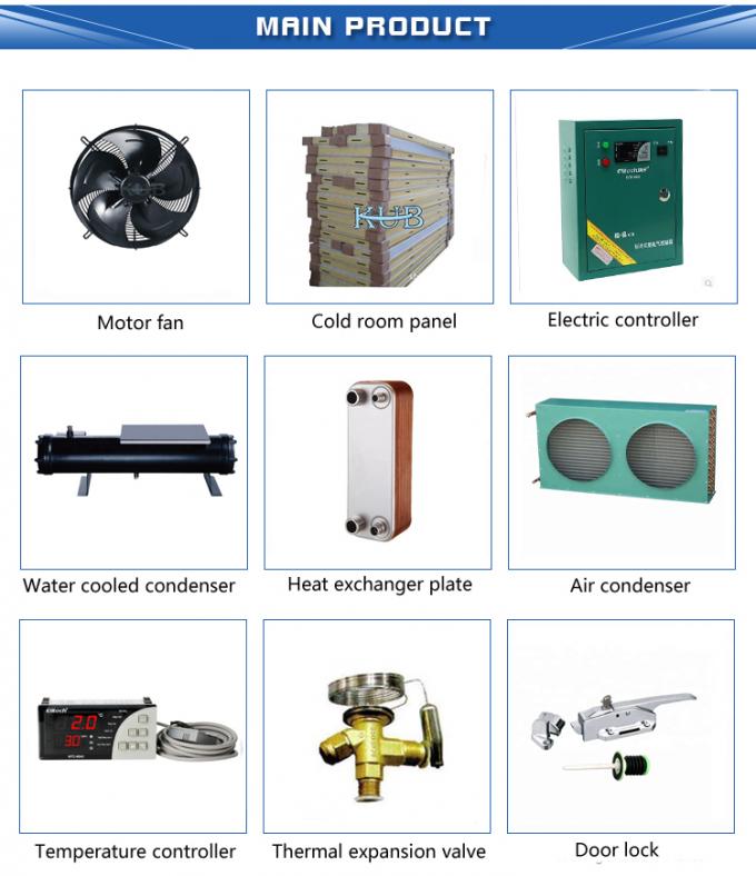 Condensing unit for cold room storage CAJ2446ZBR  R404A 1HP compressor small Tecumseh condensing unit 6