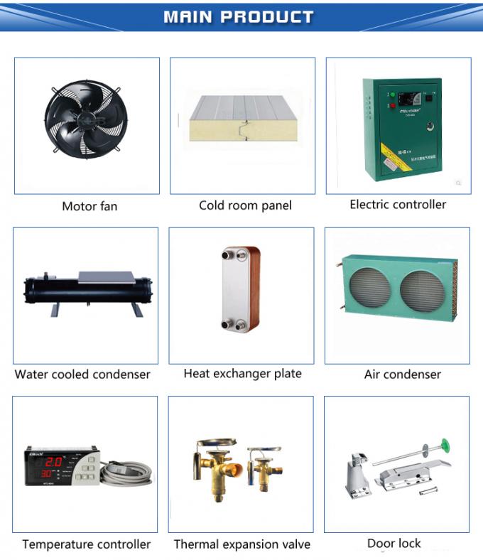 2CES-3Y Compressor Box Type Air Cooled 3HP Condensing Unit Fan Grille And Blades Stainless Steel Condensing Unit 7