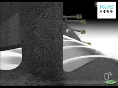 The refrigerant is displayed inside the compressor