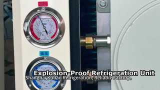 KUB1000 ZB58KQE Industrial Explosion Proof Refrigeration Unit | Air Cooled Box Chiller with Dual Fan