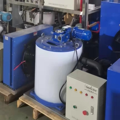 Commercial Full Automatic Industrial Flake Ice Maker For Seafood Supermarket Hotpot Shop