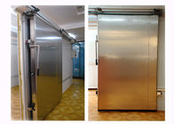 Pu 100mm Sandwich Cold Storage Doors , Insulated Door Panels Polyurethane Core Material  cold room for sale