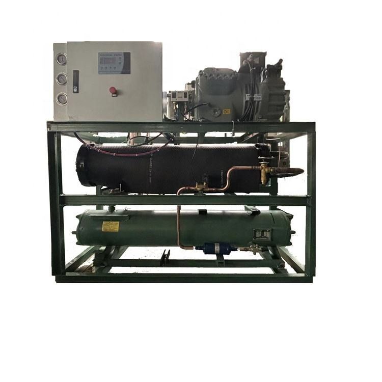 4VG-30.2 Industrial Chiller Compressor 30HP Shell And Tube Evaporator Water Cooling Chiller Water Coolers Chillers