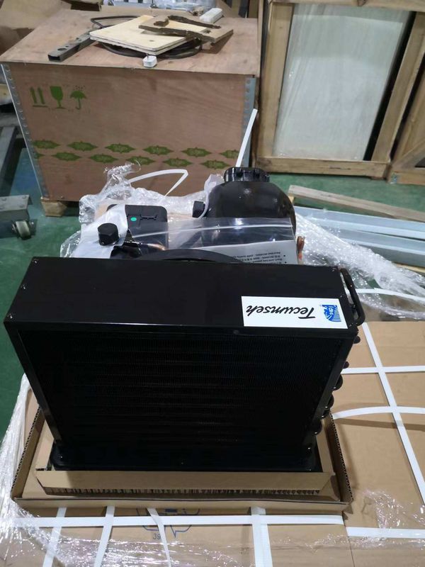 CAJ2446ZBR Tecumseh Compressor 1 Hp Condensing Unit 220V Ac Condenser Unit R404A Freezer Condensing Units
