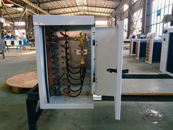 DD12 Hydrophilic Aluminum Fin Air Cooler Evaporator Coil With Hinges Evaporator With Expansion Valve Evaporator For Cold Room