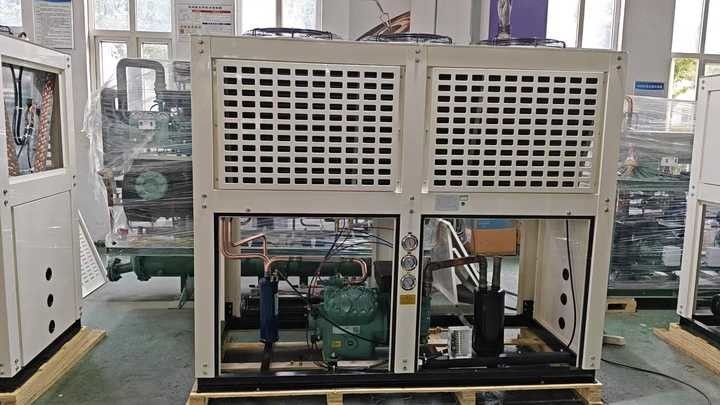 30HP To 50HP DMZL Brand Piston Compressor Condensing Unit Air-Cooled Refrigeration Unit For Factories