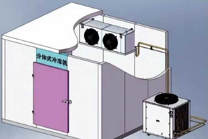 American Cold Storage Container Change To 100mm Cold Storage Insulation Mini Modular Cold Storage Building