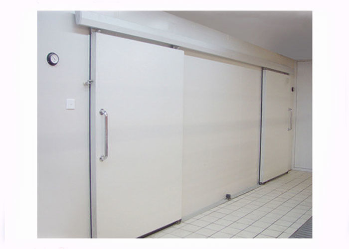 Pu 100mm Sandwich Cold Storage Doors , Insulated Door Panels Polyurethane Core Material  cold room for sale