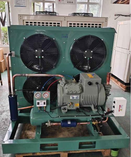 CE Certificate Refrigeration Unit Match 240m² air Cooled Condenser with Four Fan 25HP Piston Compressor Condensing Unit Price