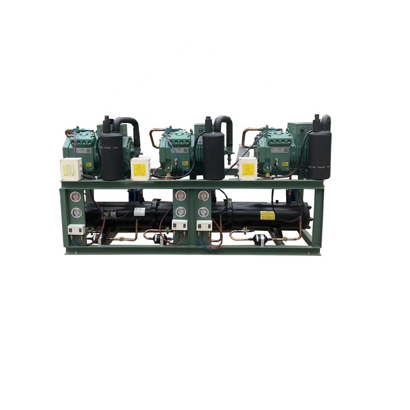 10HP*3 Horsepower Water Cooled Condensing Unit with 380V 3PH 50Hz and 1 Year Warranty