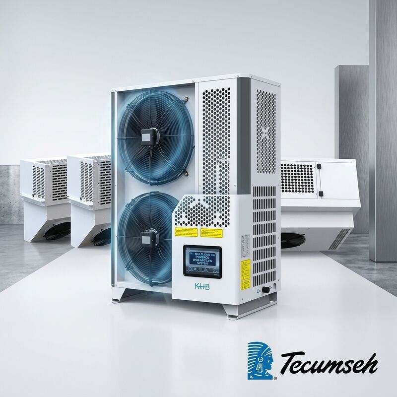 Ultra Quiet 48dB Small Condensing Unit 1.5HP Hermetic Scroll R134a Supermarket Display Cabinet Store Refrigeration