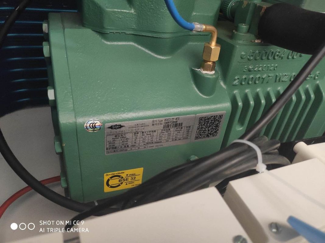 3hp R404A U Type Semi Hermetic Condensing Unit For Chiller Cold Storage Cold Room