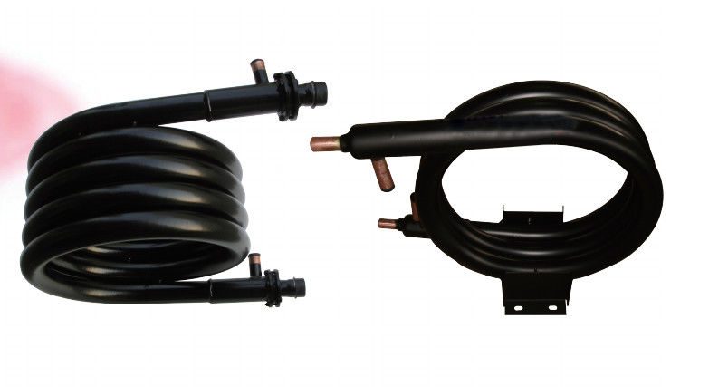 Small Size TY2253 The structure of the double-pipe Condenser Double Coil Inside Performance Peripheral Configuration