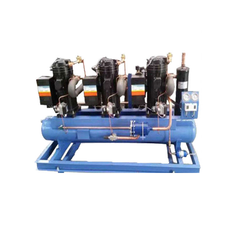 Air Cooled R404a Refrigeration Condensing Unit For Food Shop Parallel refrigeration equipment