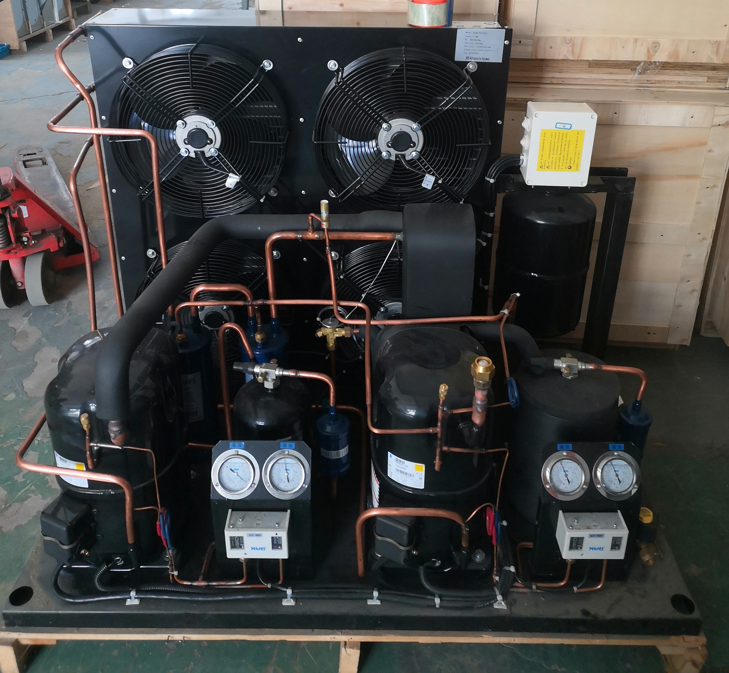 TAG2522Z R404A R23 6HP Air Cooled Refrigeration Unit Ultra Low Temperature