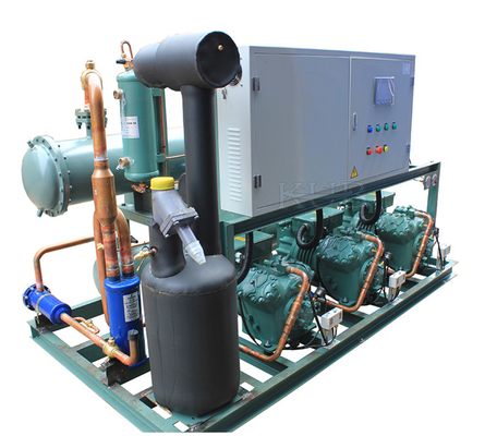 Overload Protection Refrigeration Condensing Unit With Water-Cooled Evaporator And Condenser