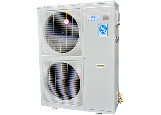 Scroll Compressor Industrial Refrigeration Condensing Unit With Solenoid Valve Control System