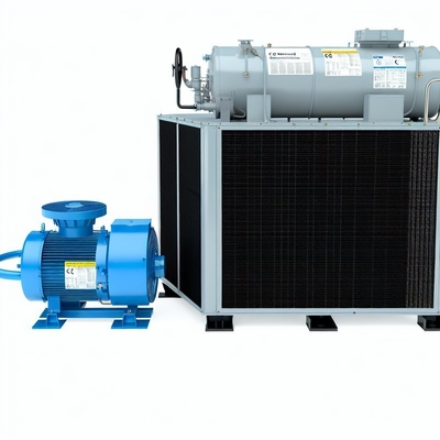 CE Certified 240m² Air Cooled Condenser with 25HP Piston Compressor