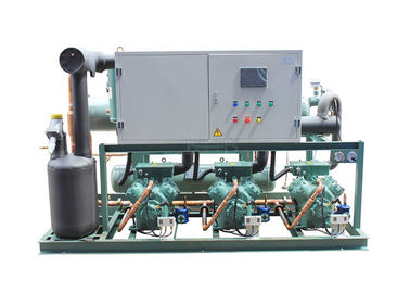 BBF2-20MB Water Cooled Condensing Units 3 Compressor Racks Unique Gas Liquid Separation Design