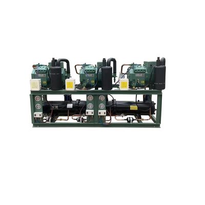 10HP Piston Compressor Water Cooled Condensing Unit with 380V 3PH 50Hz and 1 Year Warranty