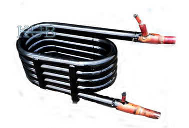 Ice machine, oil cooling copper tube aluminum fin condenser coil the inner tube of the double-pipe heat exchanger