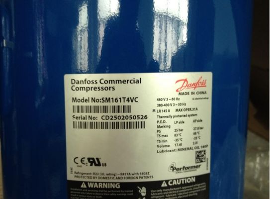 SZ161T4VC R407C Cold Storage Compressor 13HP Oilless Lubrication