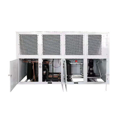LSQ-40AHE 40HP Air Cooling Industrial Chiller Unit With Dual System outside condenser unit hermetic condensing unit